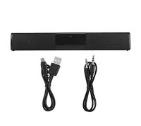 QWUUYEC TV Soundbar - Sonido estéreo 3D con 4 Altavoces + conexión Bluetooth y más Claro - Procesamiento de Sonido para el Cine en casa - Experiencia