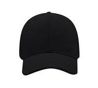 QWUVEDS Gorra negra de verano para hombre y mujer, gorra de béisbol casual con protección solar, Negro , Talla única