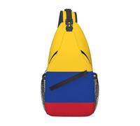 Qwvbn Banderas de Colombia con estampado de bandera de Colombia, estilo casual, ligera y resistente a las arrugas, adecuada para viajes, senderismo y escalada