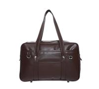 QWWQYDY Borsa A Tracolla Donna Bolso de mano piel sintética gran capacidad, resistente al agua y con amplias aplicaciones(Coffee)