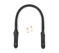 QWWQYDY Cadena Bolso Asas de Bolso de Repuesto for Mujer, 2 uds., 45cm, Color Negro y marrón, Correa de Bolso de Hombro de Cuero de PU, cinturón for Bolso de Mujer DIY, Accesorios(Black Gold Nails)