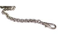QWWQYDY Cadena Bolso Oro/Plata/Negro/Cobre 40-120cm reemplazo de Metal Cadena for Bolso Bolso de Hombro Tipo Bandolera Correa for Bolso de Mano asa(Silver,60cm)