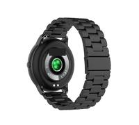 QWWQYDY Correa MetáLica Para Reloj Correa de acero inoxidable for relojes de 46 mm y 42 mm, pulsera mágica de 20 mm y 22 mm.(Black,22mm)