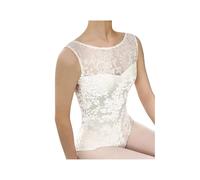 QWWQYDY Maillot Ballet Leotardo de Ballet for Mujer, Elegante, de Encaje, for práctica en Equipo, Gimnasia, Baile, Yoga y Ballet.(M)