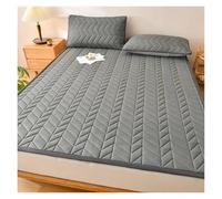 QWWQYDY Sobrecolchon Colchón Transpirable for Cama, Colcha Suave, colchoneta for Dormir, Estera for Dormitorio, Suelo, Tatami, cojín for Cama(Color-02,180x200cm)