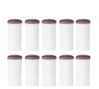 QWWQYDY Tacos De Billar 15/20pcs 11mm/ 13.0mm Slip-on Pool Cue Tips Plastic Snooker Cue Ferrule Billiard Accessories For Billiards Fans Entertainment(11MM 20PCS)