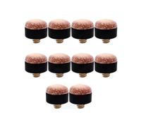 QWWQYDY Tacos De Billar 15/20Pcs Screw In Cue Tips Snooker Pool Billards Tip Head Replacement Parts Economic Pool Table Club Snooker Cue Accessories(20pcs,11mm)