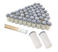 QWWQYDY Tacos De Billar 20Pcs/Pack Slip-on Billiards Cue Tips 9/10/11/12/13mm Replacement Cover Tip Protector Plastic Snooker Accessories Pool Cue Stick(9mm)