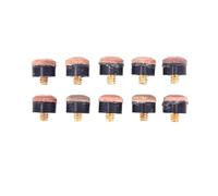 QWWQYDY Tacos De Billar 20PCs Screw On Cue Tips For Billiard Pool Cue Stick and Snooker Cue Parts(10mm)