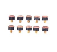QWWQYDY Tacos De Billar 20PCs Screw On Cue Tips For Billiard Pool Cue Stick and Snooker Cue Parts(12mm)