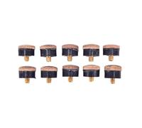 QWWQYDY Tacos De Billar 20PCs Screw On Cue Tips For Billiard Pool Cue Stick and Snooker Cue Parts(13.0mm)