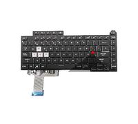 QWZOZST Teclado retroiluminado Estadounidense 2021 para ASUS, ROG, Strix G15, G513, G513Q, G513QM, G513QY y G533(SP RGB Backligh)