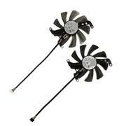 QWZOZST Ventilador para Tarjeta gráfica TH9215S2H-PAA01 (2 Unidades) para Gainward RTX3050 Ghost, RTX 3060 Ti OC V1, 2060 Super FY09015M12LPA(2 Plugs FY09015M)