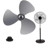 Qxcmuan Aspas De Ventilador De Repuesto | 3 Hojas Aspa De Repuestos Ventiladores Eléctricos | Aspas Repuesto Ventilador De Pie | Equipado con Tapa De Tuerca, para Ventiladores De Mesa Y De Pie