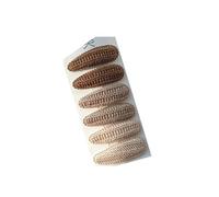 QXDZSW - 6 pinzas de impresión hechas a mano de ganchillo para niñas, accesorios para el pelo de bebé, accesorios para la cabeza, regalo
