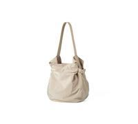 QXDZSW - Bolso de mano ligero de nailon para mujer, estilo coreano, para el trabajo, viajes, poliéster suave, albaricoque