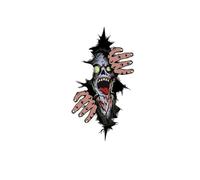 QXDZSW Calcomanía para coche, personajes de terror, calavera, fuerza abierta de la serie agrietada, estilo de automóvil, ventana, cuerpo, Halloween