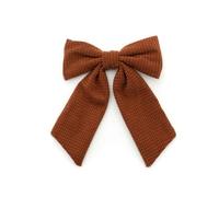 QXDZSW - Diadema de pelo a cuadros para niñas, con lazo grande, acolchada, accesorios para el pelo, diadema