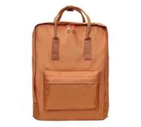 QXDZSW - Mochila para computadora, mochila escolar para estudiantes, bolsa de mano, ligera, grande, Color ladrillo, 16"