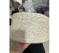 qxdzzj Hilo de Lana de Seda y Mohair de 500 g para Tejer, Hilo de Angora Fino para Crochet, Suave, para Hacer suéteres, Bufandas y Chal, línea abullonada