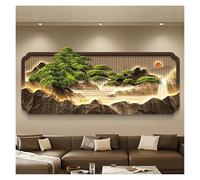 Qxgylz 3D Arte De Pared Metálico, Decoración Colgante para El Hogar, Iluminación Ambiental con Pintura Artística, Adornos Modernos para Colgar, para Salón, Dormitorio, Pasillo(Brown-A,150cm/59.1in)