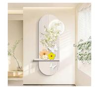 Qxgylz Decorazione Murale 3D LED, Porcellana Cristallina Arte Murale, Scultura Da Parete Illuminate, Arte Murale 3D Paesaggio, Quadro Murale LED, per Ingresso, Ufficio(D,80x40cm/31.5x15.7in)