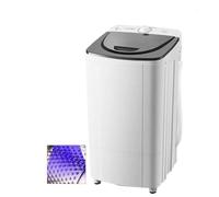 QXIWAOE Secadora de Ropa portátil de 10 kg, centrifugadora de Ahorro de energía y energía, luz Azul de 360°, 2800 RPM, Secadora con Drenaje por Gravedad