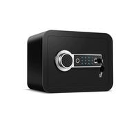 Qxmiguel Caja Fuerte Caja Fuerte de Acero al Carbono for Guardar Dinero, Joyas, Documentos y Armas. con Huella Dactilar y contraseña. Ideal for Oficina, hogar y Hotel. Cajas caudales(Noir)