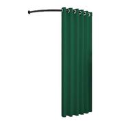 Qxmiguel Pobador Ropa Probador de Esquina Temporal for Colgar en la Pared, vestidor, Centro Comercial, Tienda de Ropa móvil en Forma de C, probador Probadors(Groen,120cm)