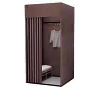 Qxmiguel Pobador Ropa Probador de Ropa Desmontable, probador portátil, protección de la privacidad, Centro Comercial, probador Temporal Compatible with Tienda Probadors(CAF,80 * 80cm)