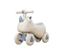 Qxmiguel Scooter niño Bicicleta de Equilibrio de Unicornio for niños y niñas, Juguetes for Montar con música y Luces, Regalo for su Primer cumpleaños. Wiggle Car(BLU,with Music Light)
