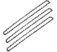 Qxryzp 3 piezas 10 25 cm 3/8 Lp paso .050 40 eslabones de transmisión reemplazo cadena sierra poste, para Alpina Reemplazo de cadena de motosierra