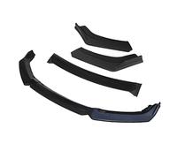 Qxryzp 3 Piezas Accesorios de Coche Parachoques Delantero Labio difusor Negro Kit de carrocería alerón, for Toyota, Auris Borde del alerón Delantero(4pcs+Black)