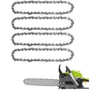 Qxryzp 4 cadenas de motosierra 14 pulgadas, 52 eslabones transmisión, reemplazo paso 3/8 Lp, para Craftsman, para Echo, para Poulan, para Ryobi Reemplazo de cadena de motosierra
