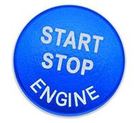 Qxryzp Anillos de botón arranque y parada motor coche, cubiertas interiores, caja sin agujeros, for NISSAN, Qashqai, Infiniti Anillo de inicio del panel de control