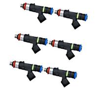 Qxryzp Boquilla de inyector gasolina y combustible 6 piezas 0280158154 12602223 Inyector automóvil, for Buick, for Enclave 3.6l V6 2008 Reemplazo de inyector de combustible para motor de