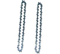 Qxryzp Cadena de motosierra 1/4 de 6 pulgadas, para mini cadenas de acero, reemplazo de accesorios de motosierras eléctricas 1211 Reemplazo de cadena de motosierra(BLACK 2chain)