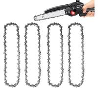 Qxryzp Cadena de motosierra de 4 piezas de 14 pulgadas Reemplazo de cadena de motosierra(BLACK 8 33DL)