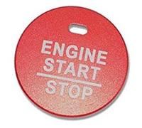 Qxryzp Caja de anillos parada arranque con un botón for decoración motor encendido Interior automático for Fit, for Civic, 2018 Anillo de inicio del panel de control