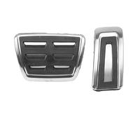 Qxryzp Cubierta del pedal acelerador freno de combustible, for Teramont Atlas 2017 2018 Cubiertas los pedales reposapiés Piezas automóvil Kit de repuesto para pedal de coche