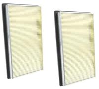 Qxryzp Filtro de cabina carbón activado, 1 pieza, 2 piezas, motor Air Creator, para Infiniti Jx35 2013 Ca4309 25043775 2509216 Reemplazo del filtro de aire de cabina(BLACK 2pcs)