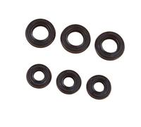 Qxryzp Juego de 3 pares sellos aceite cigüeñal, for cortacésped GX35 GX 35,8 cc, repuesto motor pequeño 4 tiempos Kit de sellos de aceite para cojinetes de cigüeñal