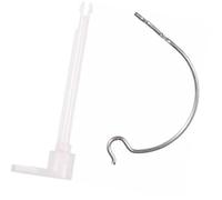 Qxryzp Pasador de Bisagra for Puerta Combustible con Resorte y Kit Directo, for Piezas Repuesto Metal Abs for Blanco Resorte de la puerta del combustible del automóvil