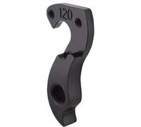 Qxryzp Patilla de Cambio Trasera reemplazable for Bicicleta, for Puntera, 120 mm, Color Negro, Talla única Patilla de Cambio de Bicicleta