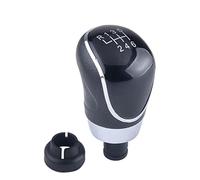 Qxryzp Pomo de cambio marchas MT, pomo palanca cambios 5 y 6 velocidades for Focus, 2 MK2 FL MK3 MK4 MK7, Mondeo, KUGA, Galaxy, Fiesta Pomo de palanca de cambios(Black 6speed)
