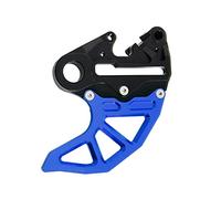 Qxryzp Protector de disco freno trasero motocicleta con soporte pinza, for Husqvarna, for TE FE TC FC 125 150 250 350 390 450, for 2014-2017 Protector de disco de freno de motocicleta(Black and blue)