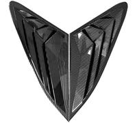 Qxryzp Rejilla de Ventana de un Cuarto Rejilla de Ventana Trasera para Coche, decoración embellecedor Triangular Exterior, Cubierta Marco Estilo para Kia, para Optima K5 Dl3