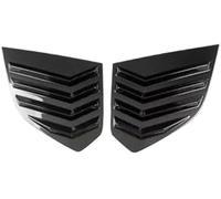 Qxryzp Rejilla de Ventana de un Cuarto Rejilla de Ventana Trasera, para X5 G05 2019-2023 Accesorios de Ajuste del alerón Triangular Lateral del Coche(Black Carbon Fiber)