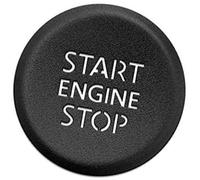Qxryzp Ring Auto Engine Start Stop Funda translúcida for botón, for, A6 2020 A6L 2019 A7 A8L Anillo de inicio del panel de control
