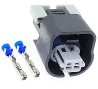 Qxryzp sensor posición distribución válvulas 1 Juego de 2 pines 15355319 15336004 árbol levas coche Vvt válvula solenoide admisión y escape enchufe cable del Sensor eje excéntrico(BLACK 1 Set Female)
